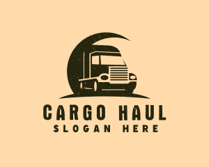 Forwarding Truck Vehicle logo design