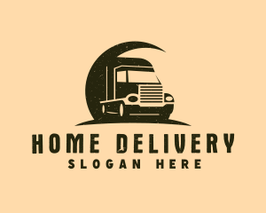 Forwarding Truck Vehicle logo design