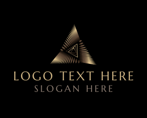 Premium Deluxe Pyramid logo design