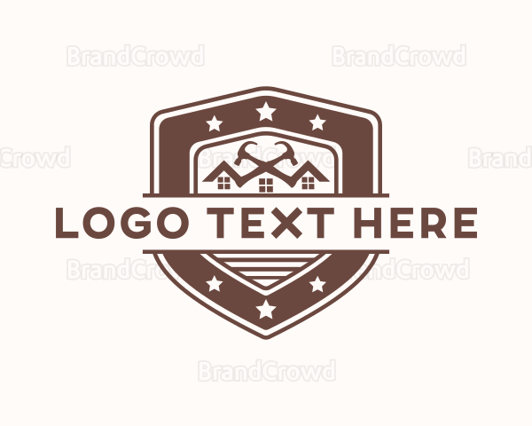 Hammer Roof Builder Shield Logo