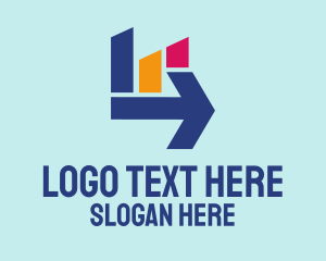 Index - Finance Bar Chart logo design