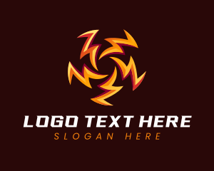 Power - Electric Lightning Power logo design