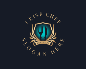 Fork Knife Cutlery logo design