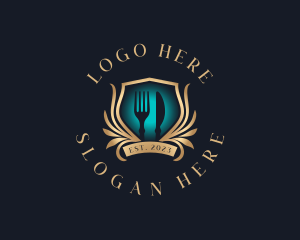 Culinary - Fork Knife Cutlery logo design