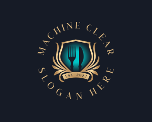 Cutlery - Fork Knife Cutlery logo design