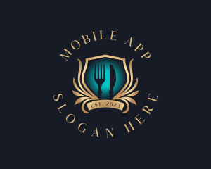 Culinary - Fork Knife Cutlery logo design