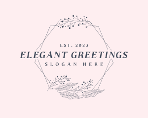 Elegant Floral Frame logo design