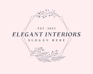 Elegant Floral Frame logo design