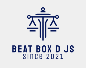 Judicial - Blue Sword Legal logo design