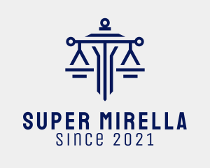 Attorney - Blue Sword Legal logo design