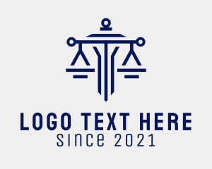 Legal - Blue Sword Legal logo design