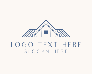 House - House Roof Service logo design