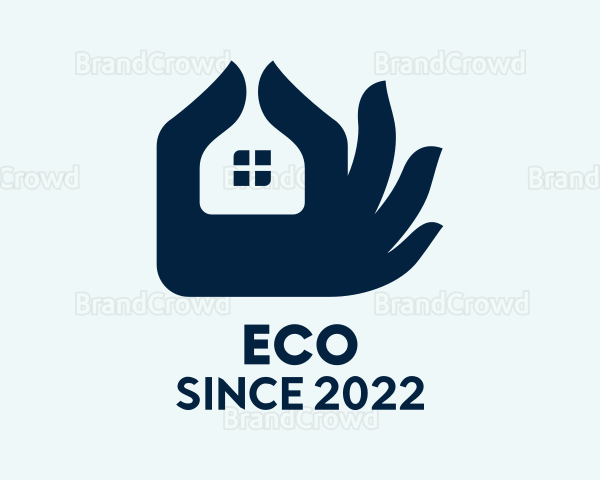 Hand House Realtor Logo