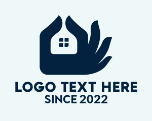 Home Inspection - Hand House Realtor logo design