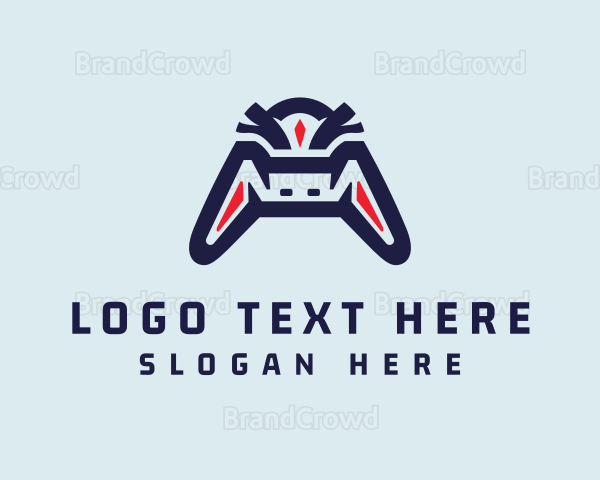 Abstract Game Controller Logo