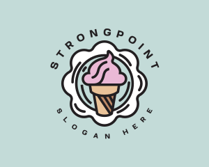 Dessert - Gelato Ice Cream Dessert logo design