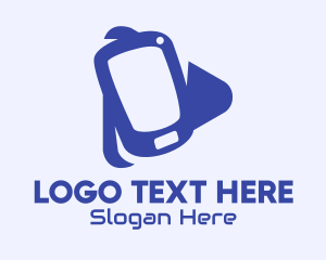 Electronic Device - Mobile Streaming Application logo design