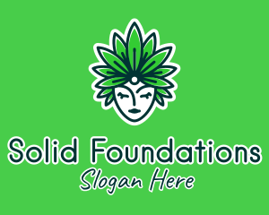 Organic Leaf Headdress  Logo