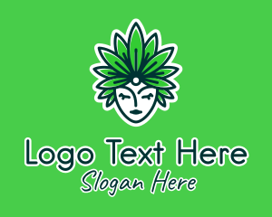 Organic Leaf Headdress  Logo