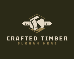 Woodwork - Axe Lumberjack Woodwork logo design