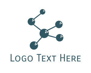 Biochemistry - Molecular Bowling Balls logo design