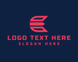 Data - Gaming Esport Letter E logo design