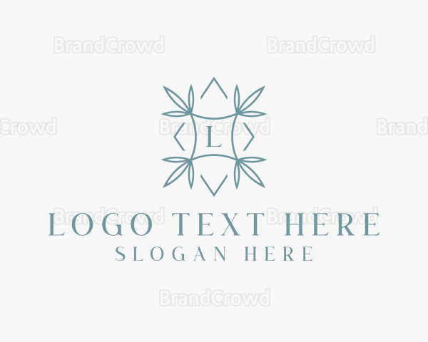 Leaf Floral Garden Logo