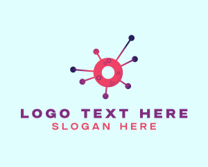 Virus - Virus Disease Bacteria logo design