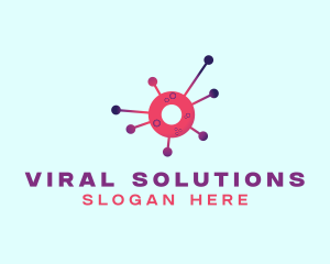 Virus - Virus Disease Bacteria logo design