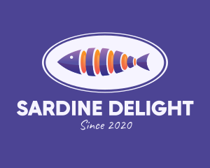 Sardine - Fresh Cut Tuna logo design
