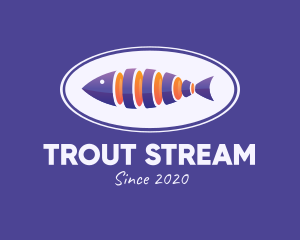 Trout - Fresh Cut Tuna logo design