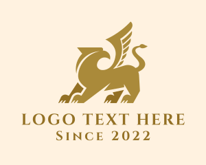 Mythology - Mythical Griffin Creature logo design