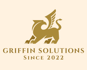 Griffin - Mythical Griffin Creature logo design