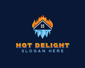 Thermal Temperature Ventilation logo design