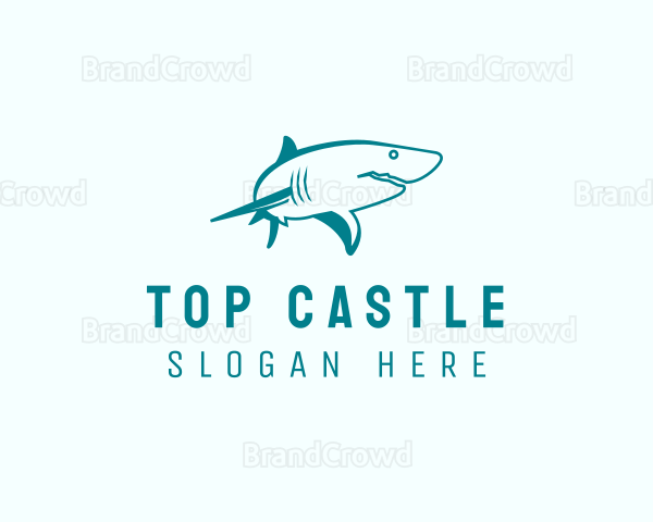 Ocean Shark Wildlife Logo