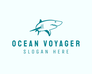 Ocean Shark Wildlife  logo design