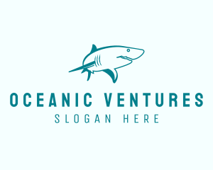 Ocean Shark Wildlife  logo design