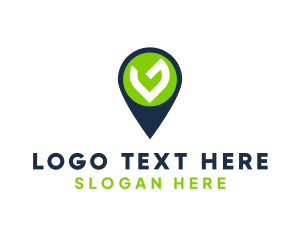 Locator - Location Pin Letter G logo design