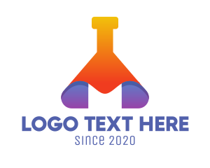 Science - Modern Science Beaker logo design