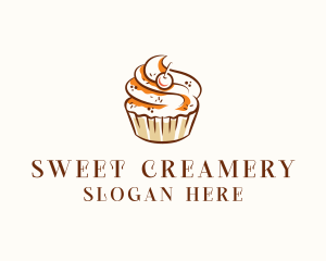 Cupcake Bakery Dessert logo design