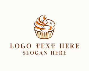 Cupcake Bakery Dessert Logo