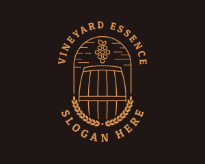 Grape Winery Alcohol logo design