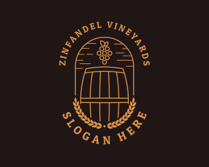 Grape Winery Alcohol logo design