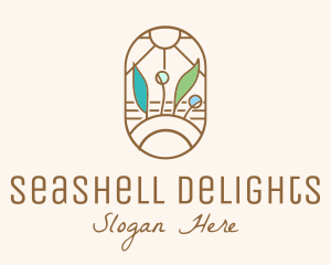 Organic Farm Stained Glass logo design