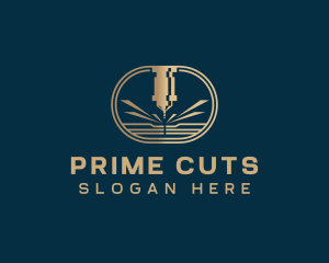 Industrial CNC Machine logo design