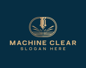 Industrial CNC Machine logo design