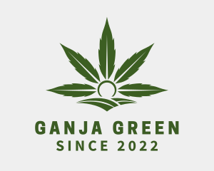 Organic Marijuana Farm logo design