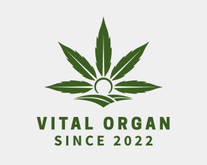 Organic Marijuana Farm logo design