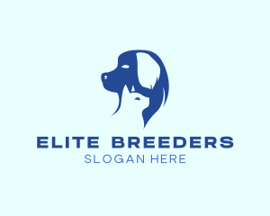 Dog Cat Pet Care logo design