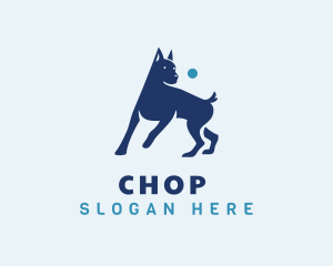 Blue Dog Trainer Logo